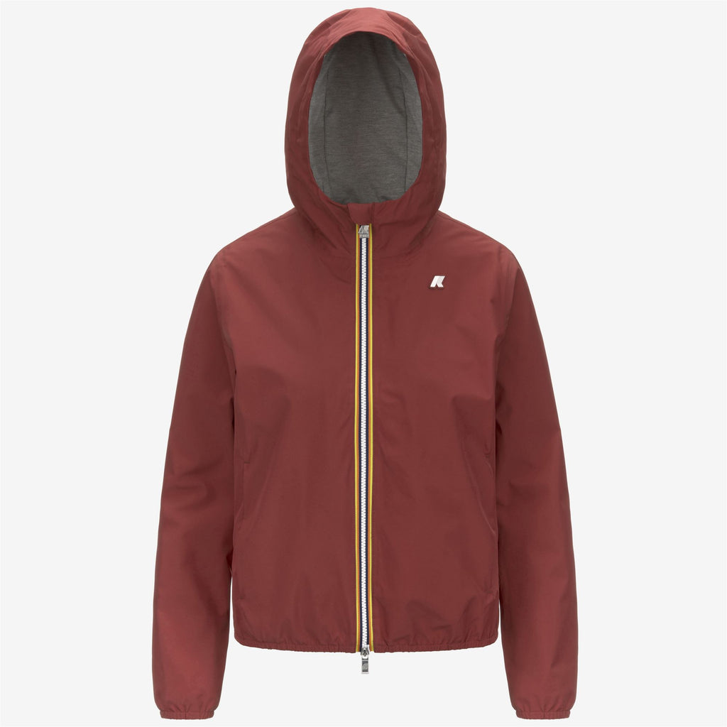 Jackets_WOMAN_LILY STRETCH POLY JERSEY_Short_Red Brownish - Commercial 1