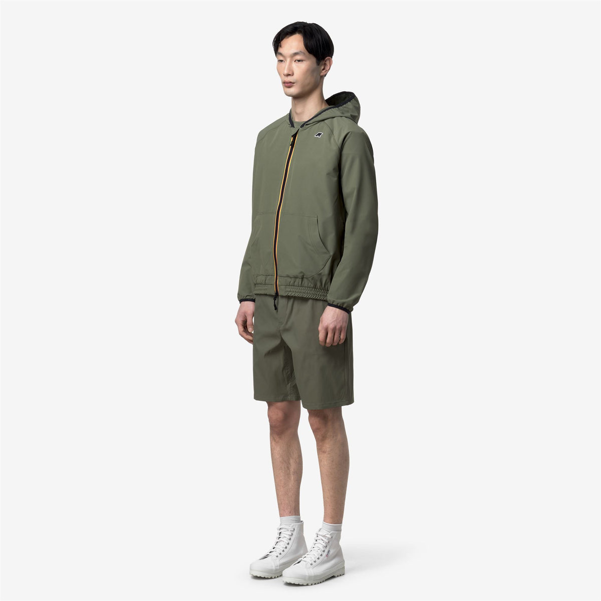 Fleece_Man_SIA_Jacket_Green Lichen - Commercial 5