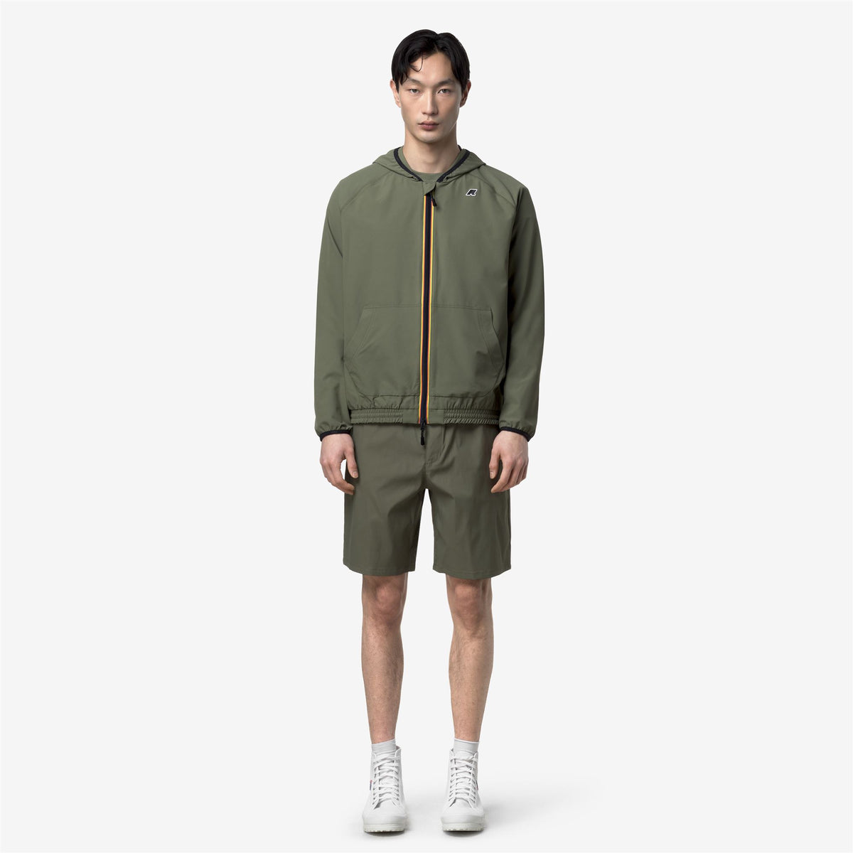 Fleece_Man_SIA_Jacket_Green Lichen - Commercial 4