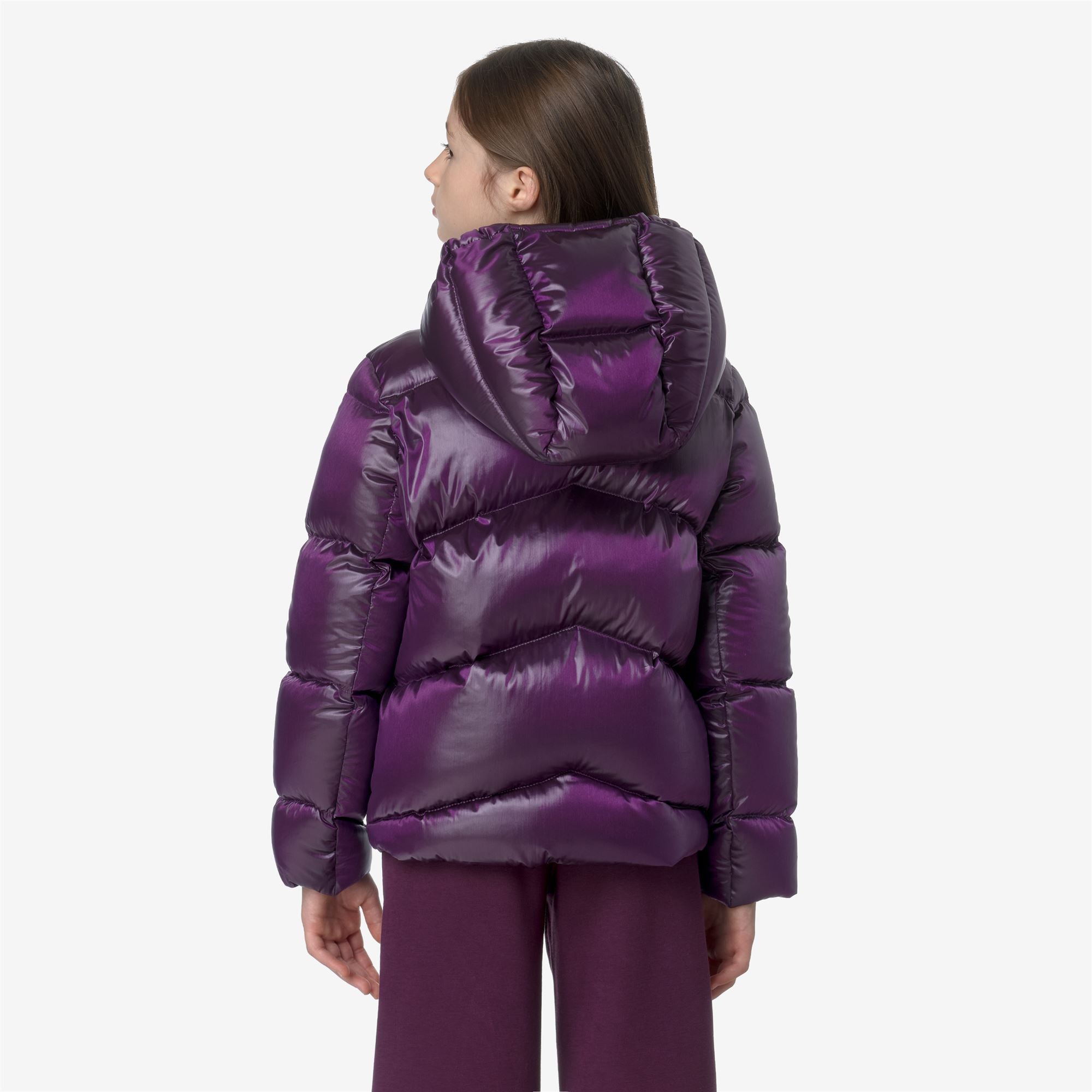 Jackets Girl P. NINEV CRYSTAL CHINTZ THERMO HEAVY Short VIOLET DK