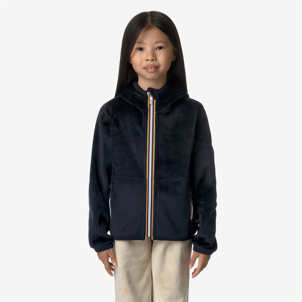 Fleece_GIRL_P. LILY VELOUR POLAR DOUBLE_Jacket_Blue Depth-Blue Depth - Blue Depth - Commercial 3