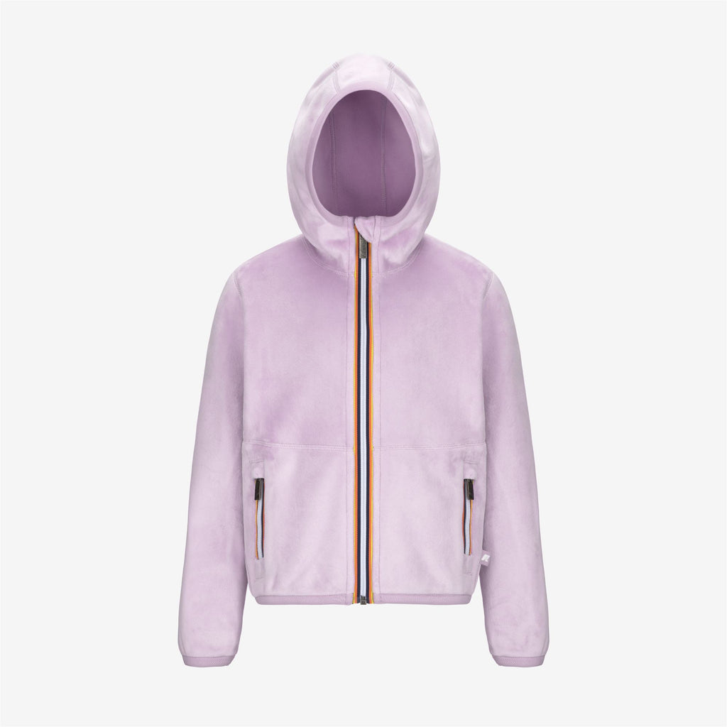 Fleece_GIRL_P. LILY VELOUR POLAR DOUBLE_Jacket_Violet Lt Lilac - Violet Lt Lilac - Commercial 1