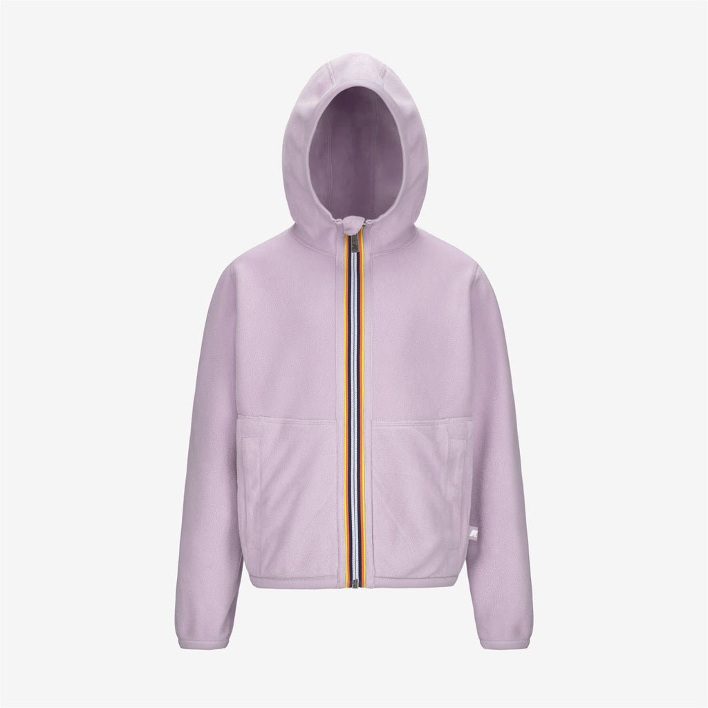 Fleece_GIRL_P. LILY VELOUR POLAR DOUBLE_Jacket_Violet Lt Lilac - Violet Lt Lilac - Commercial 2