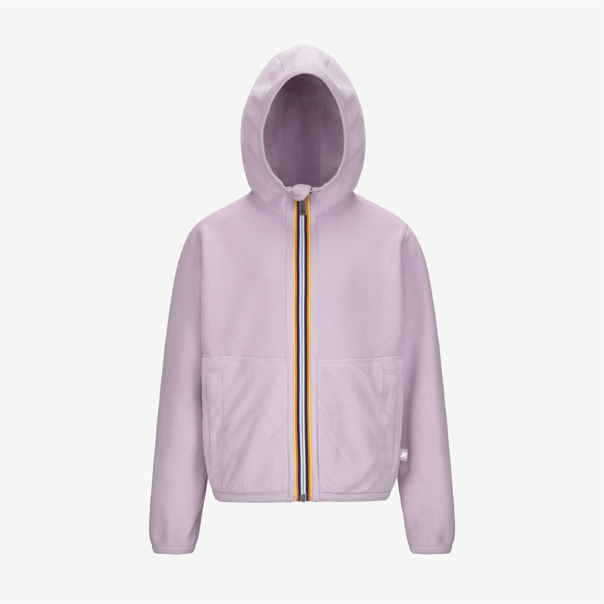 Fleece_GIRL_P. LILY VELOUR POLAR DOUBLE_Jacket_Violet Lt Lilac - Violet Lt Lilac - Commercial 2