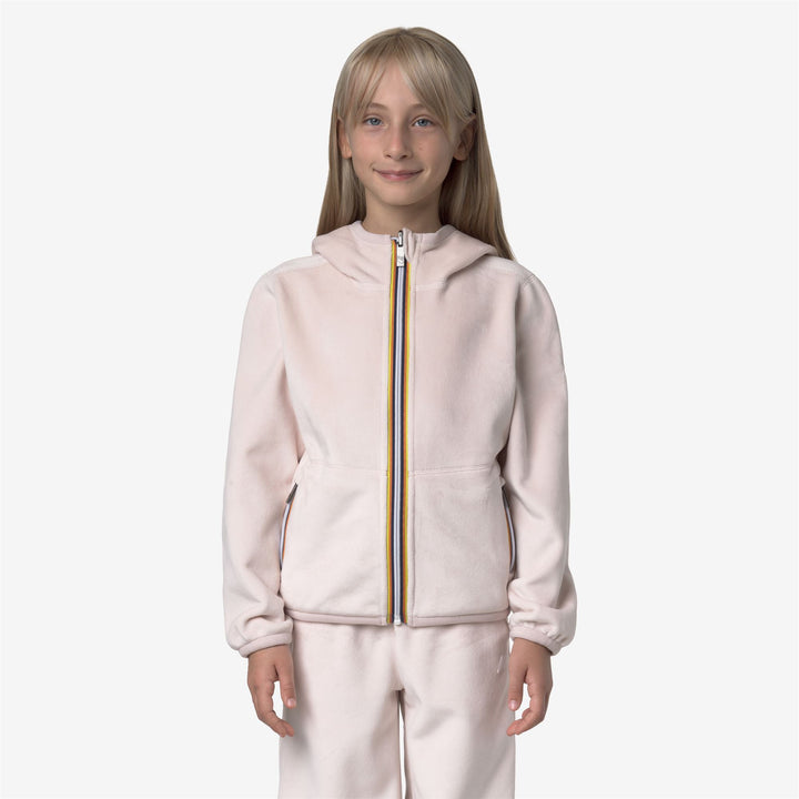 Grey Rose Girl's Reversible Velour Fleece Jacket 4