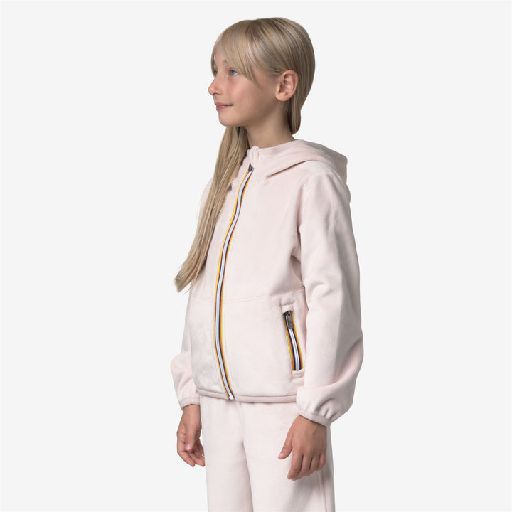 Grey Rose Girl's Reversible Velour Fleece Jacket 5