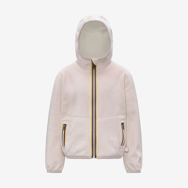 Grey Rose Girl's Reversible Velour Fleece Jacket 1