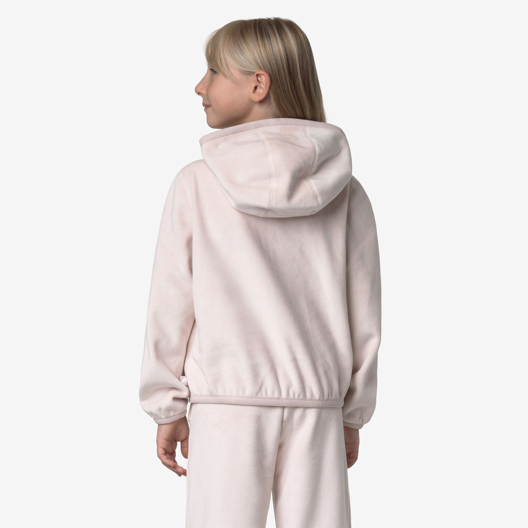 Grey Rose Girl's Reversible Velour Fleece Jacket main