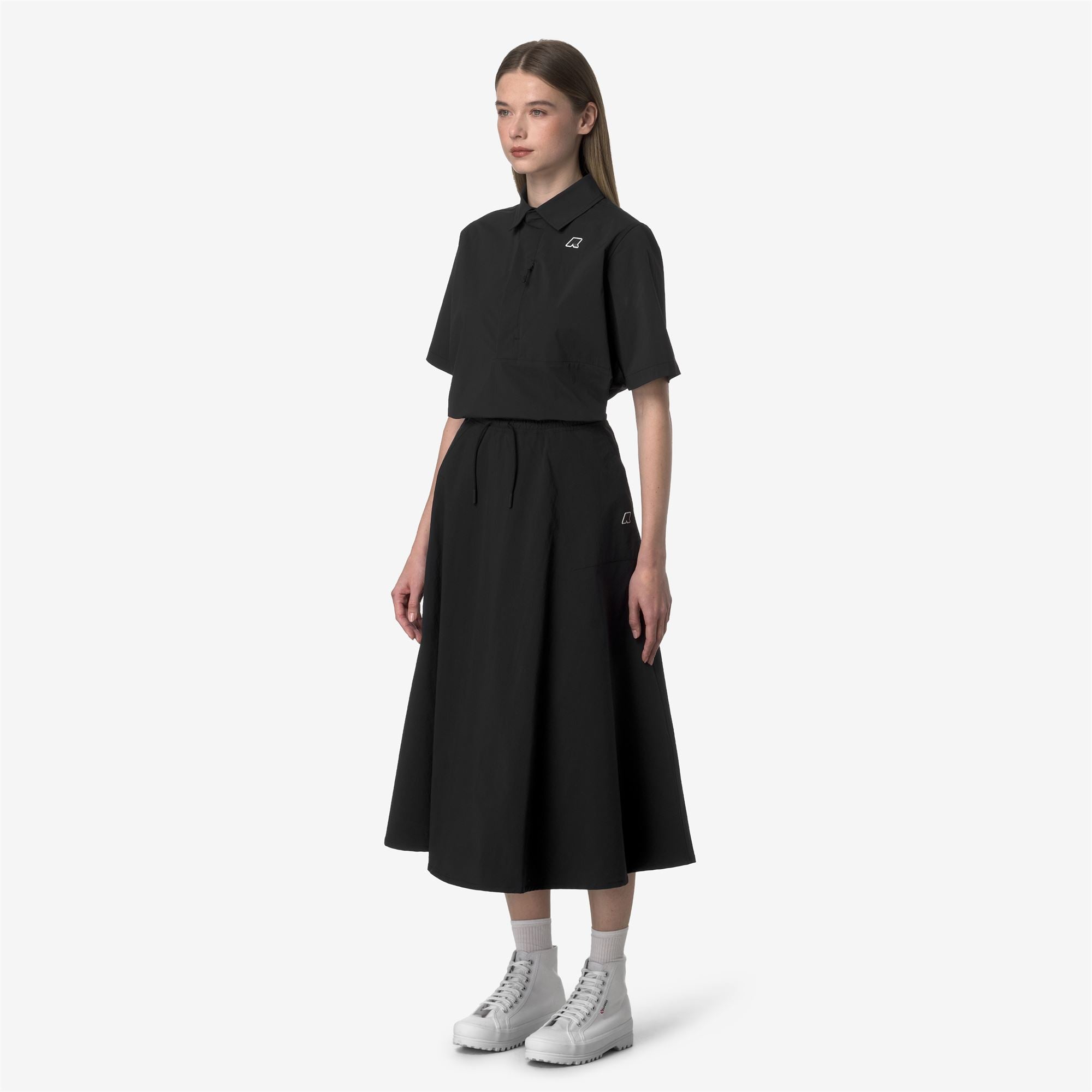 Skirts_WOMAN_TENT_Long_Black Pure - Commercial 5