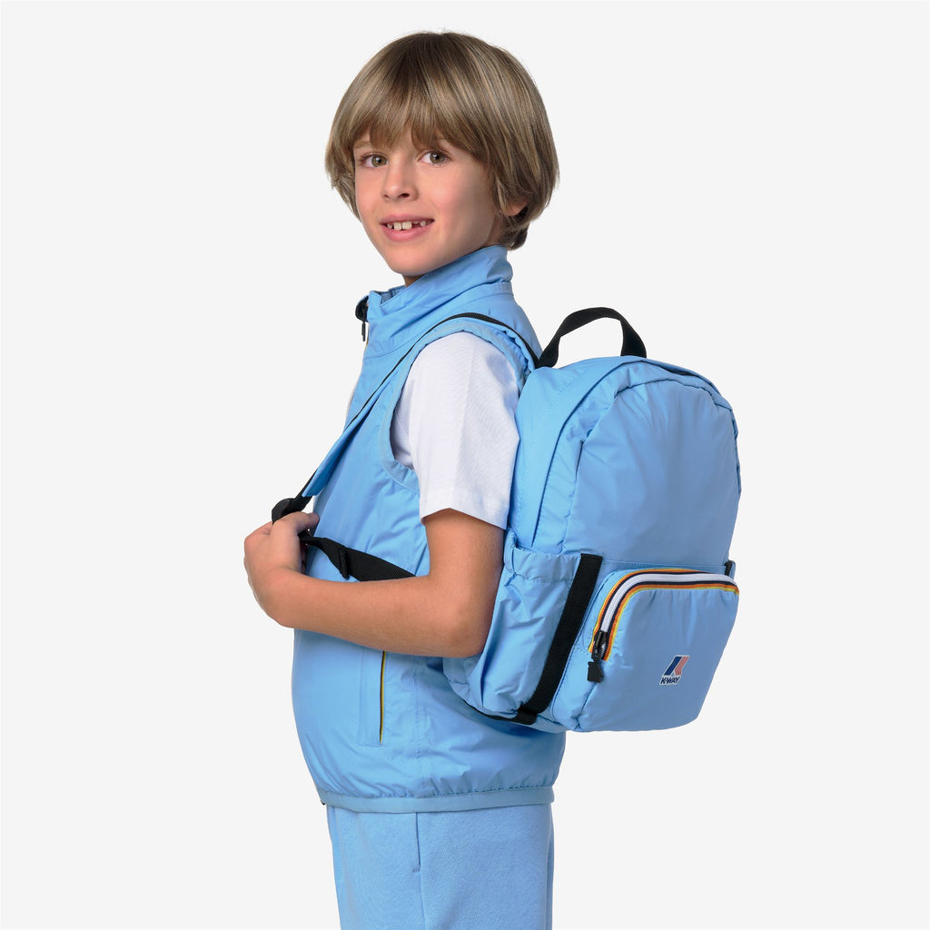 Bags_KID UNISEX_P. LE VRAI 4.0 MICHELET_Backpack_Blue Cielo - Commercial 5