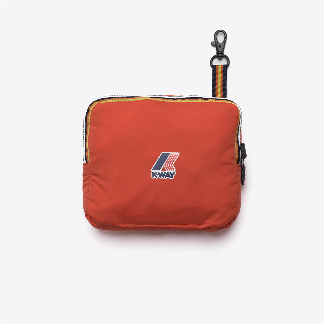Zaino unisex arancione in nylon riciclato per bambini main