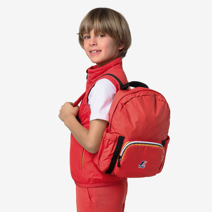 P. LE VRAI 4.0 MICHELET - Bags - Backpack - Kid unisex - RED POPPY 5