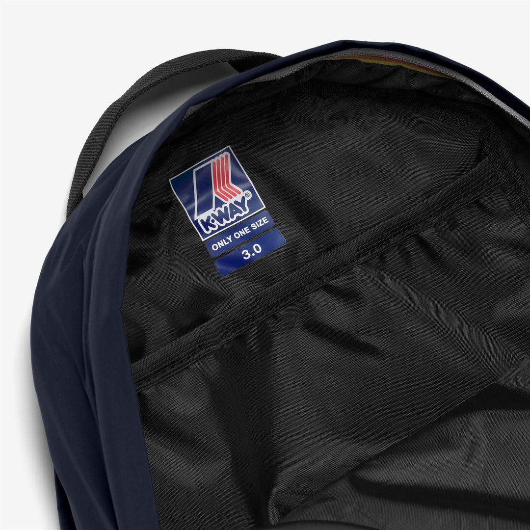 Zaino unisex blu in nylon riciclato per bambini main