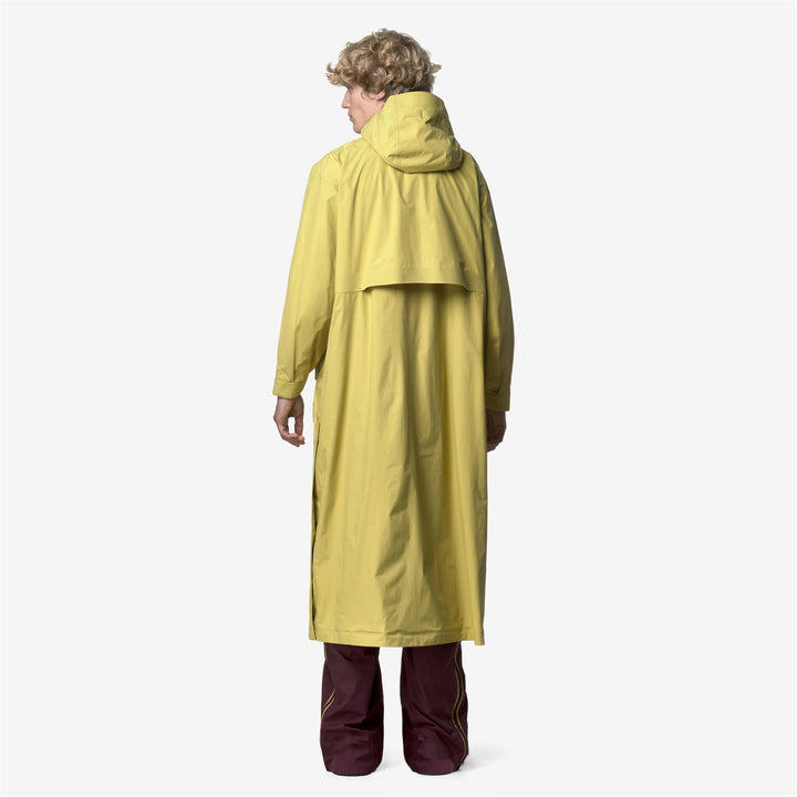 Green Gold Men's Unisex Long Waterproof Jacket with Insulating Membrane 5