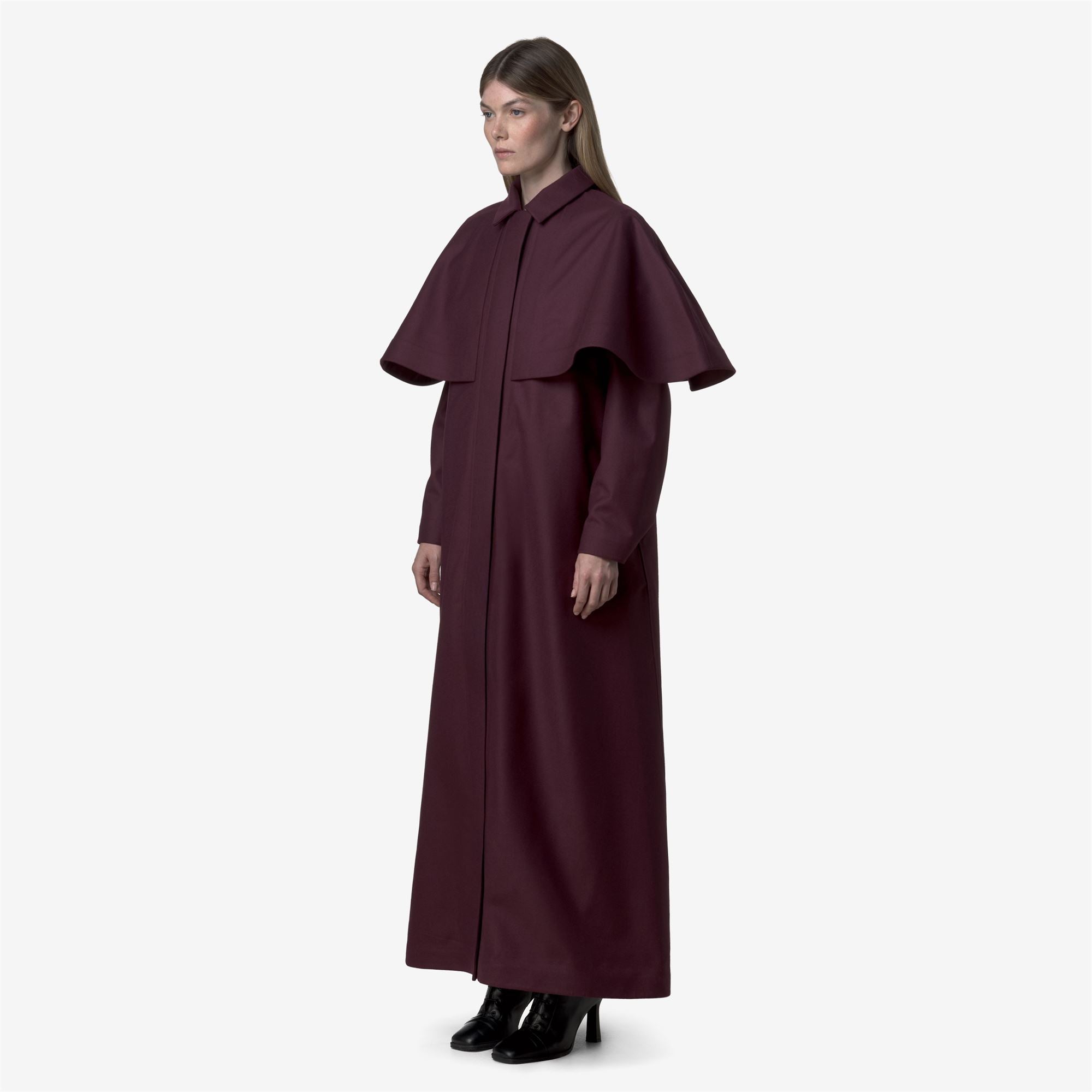 Jackets_WOMAN_BLESS TECH WOOL 3L_Long_Red Dk Amaranto - Commercial 5