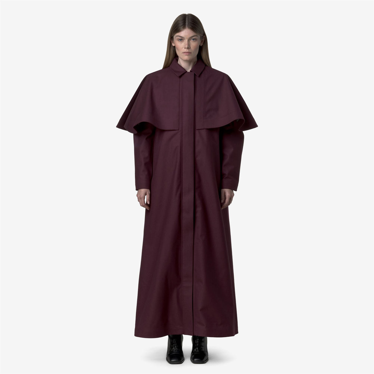 Jackets_WOMAN_BLESS TECH WOOL 3L_Long_Red Dk Amaranto - Commercial 4