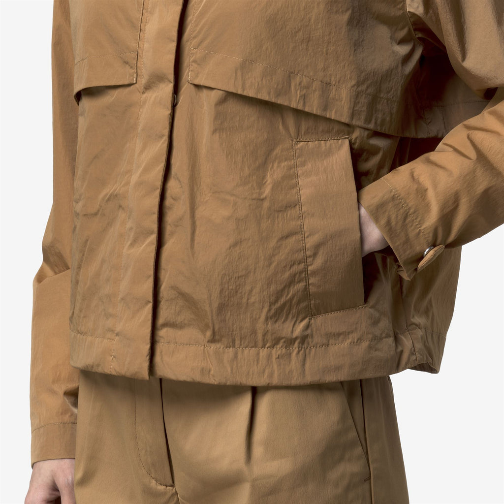 Jackets_Woman_AUBETTE SATIN GLASS_Short_Brown Bistre - Commercial 7