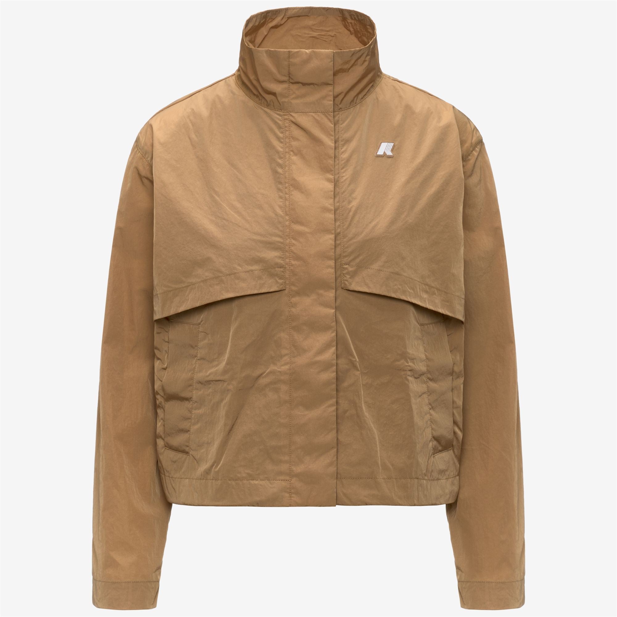 Jackets_Woman_AUBETTE SATIN GLASS_Short_Brown Bistre - Commercial 1