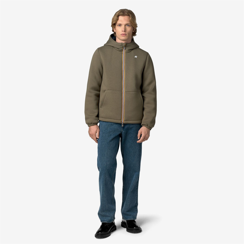 Jackets_Man_JACK SPACER NYLON DOUBLE_Short_Green Army - Blue Depth - Commercial 7
