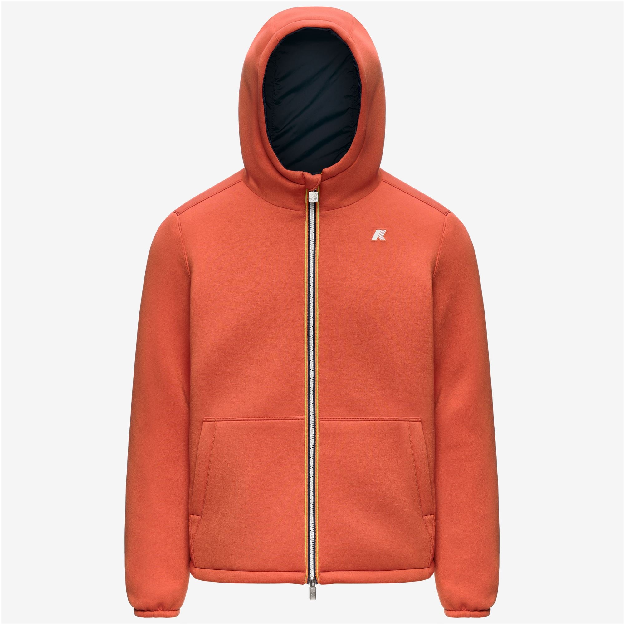 Jackets_Man_JACK SPACER NYLON DOUBLE_Short_Orange Brownish - Blue Depth - Commercial 1