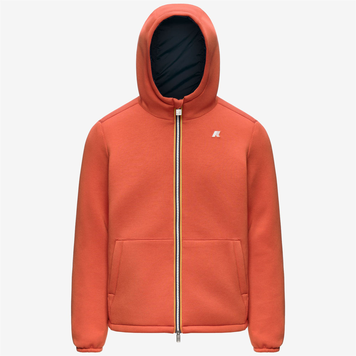 Jackets_Man_JACK SPACER NYLON DOUBLE_Short_Orange Brownish - Blue Depth - Commercial 1