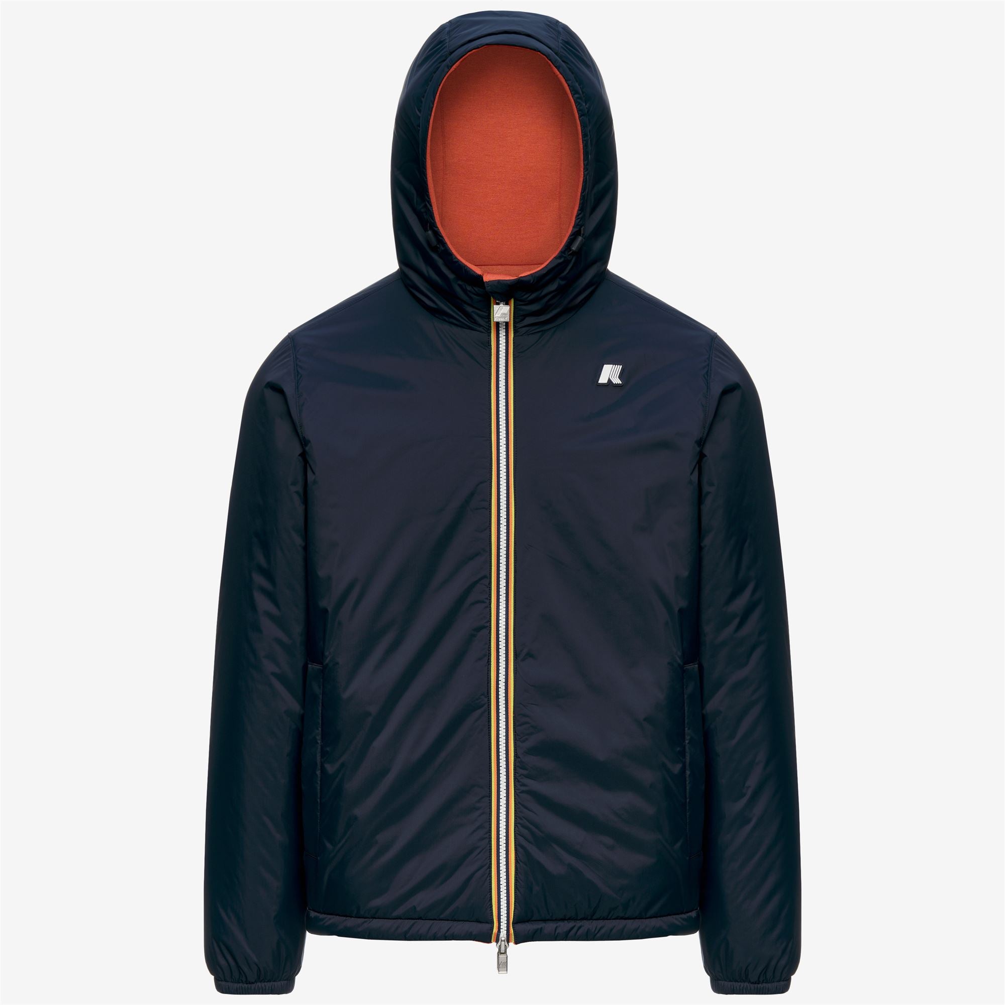 Jackets_Man_JACK SPACER NYLON DOUBLE_Short_Orange Brownish - Blue Depth - Commercial 2
