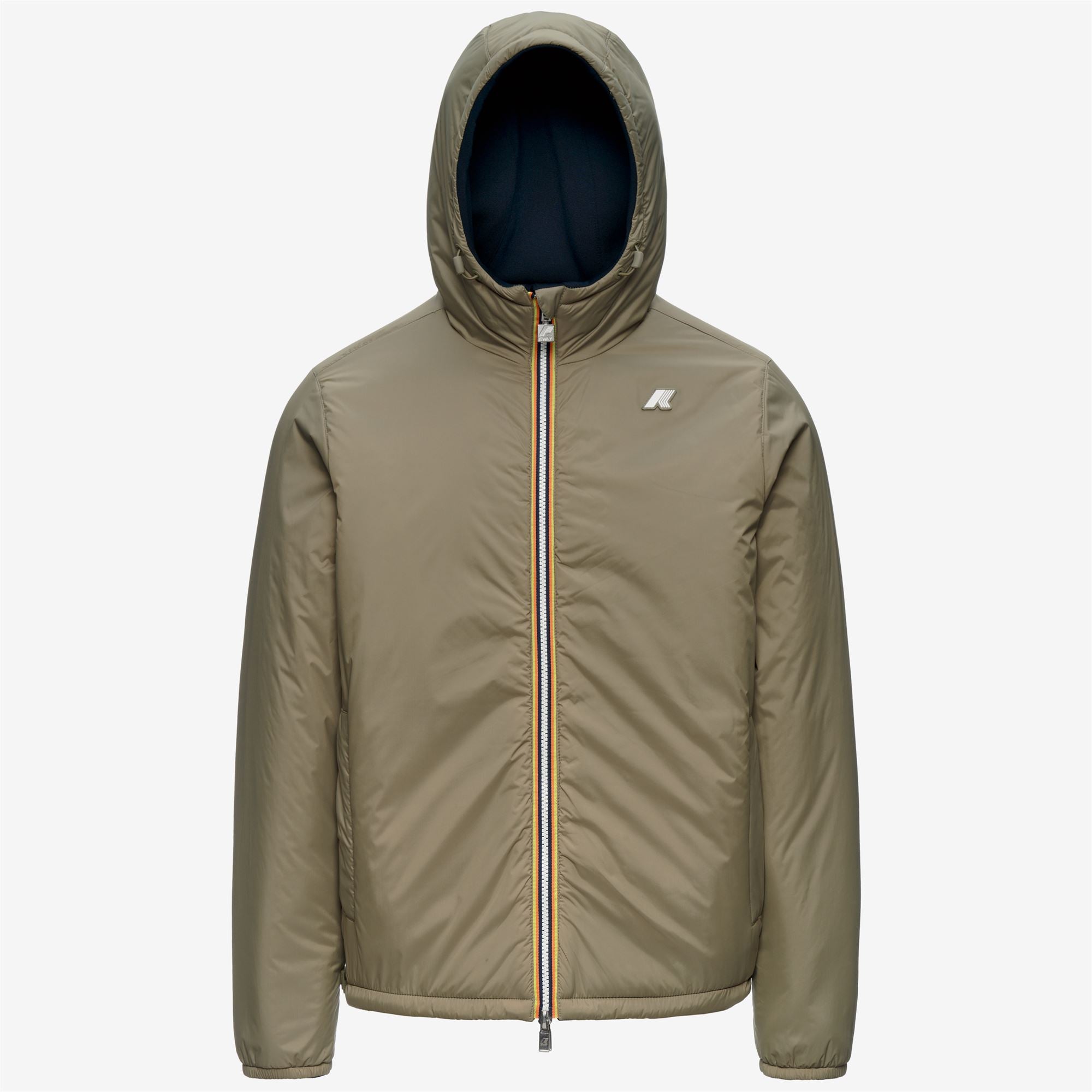 Jackets_Man_JACK SPACER NYLON DOUBLE_Short_Blue Depth - Green Army - Commercial 2