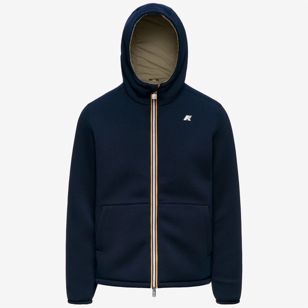 Jackets_Man_JACK SPACER NYLON DOUBLE_Short_Blue Depth - Green Army - Commercial 1