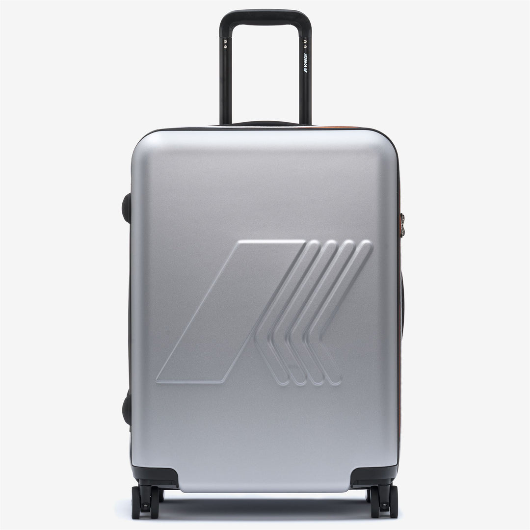 Grey Unisex Trolley Luggage Bag made of Polycarbonate 01