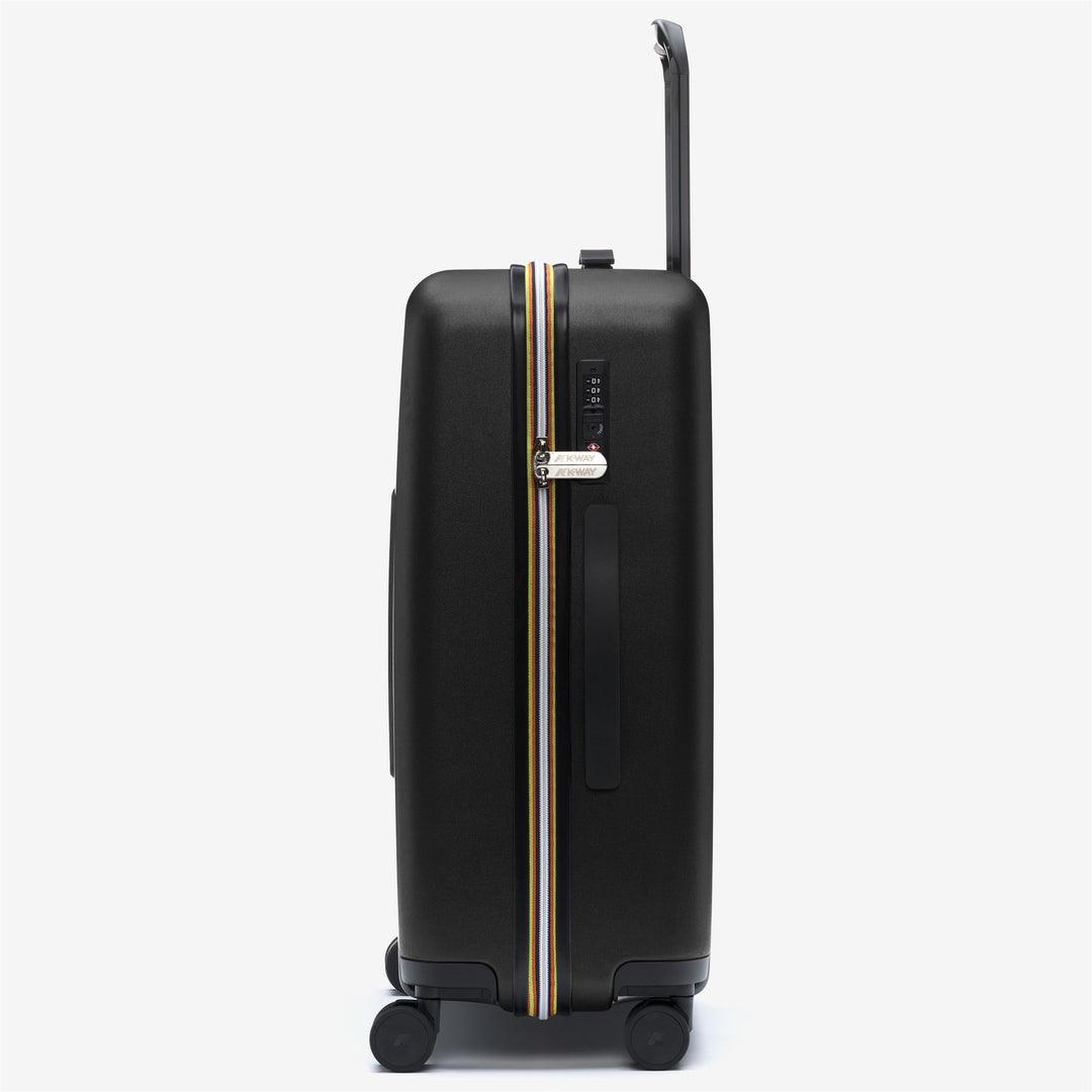 Black Unisex Trolley Luggage Bag with Logo main