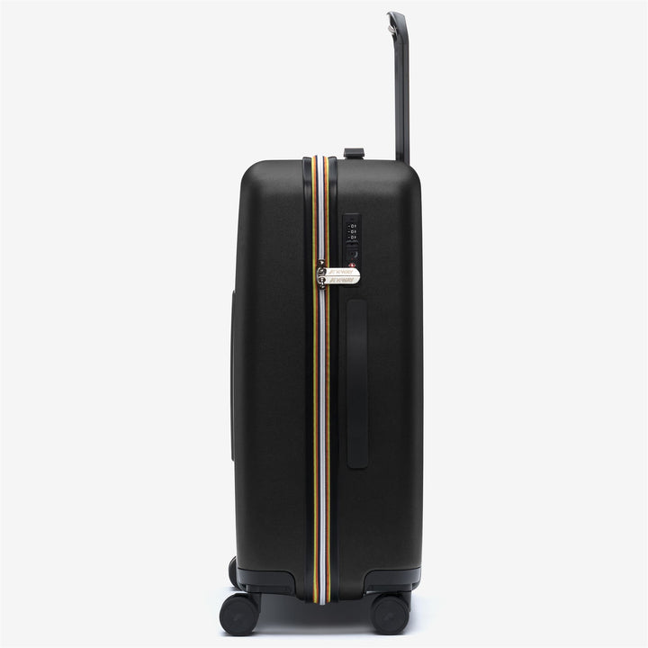 Black Unisex Trolley Luggage Bag with Logo 4