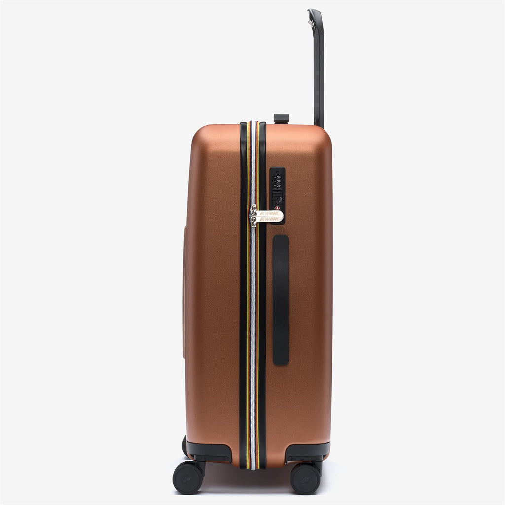 Luggage Bags_UNISEX_EUDOXIEUR LOGO_Trolley_Orange Adobe - Commercial 2