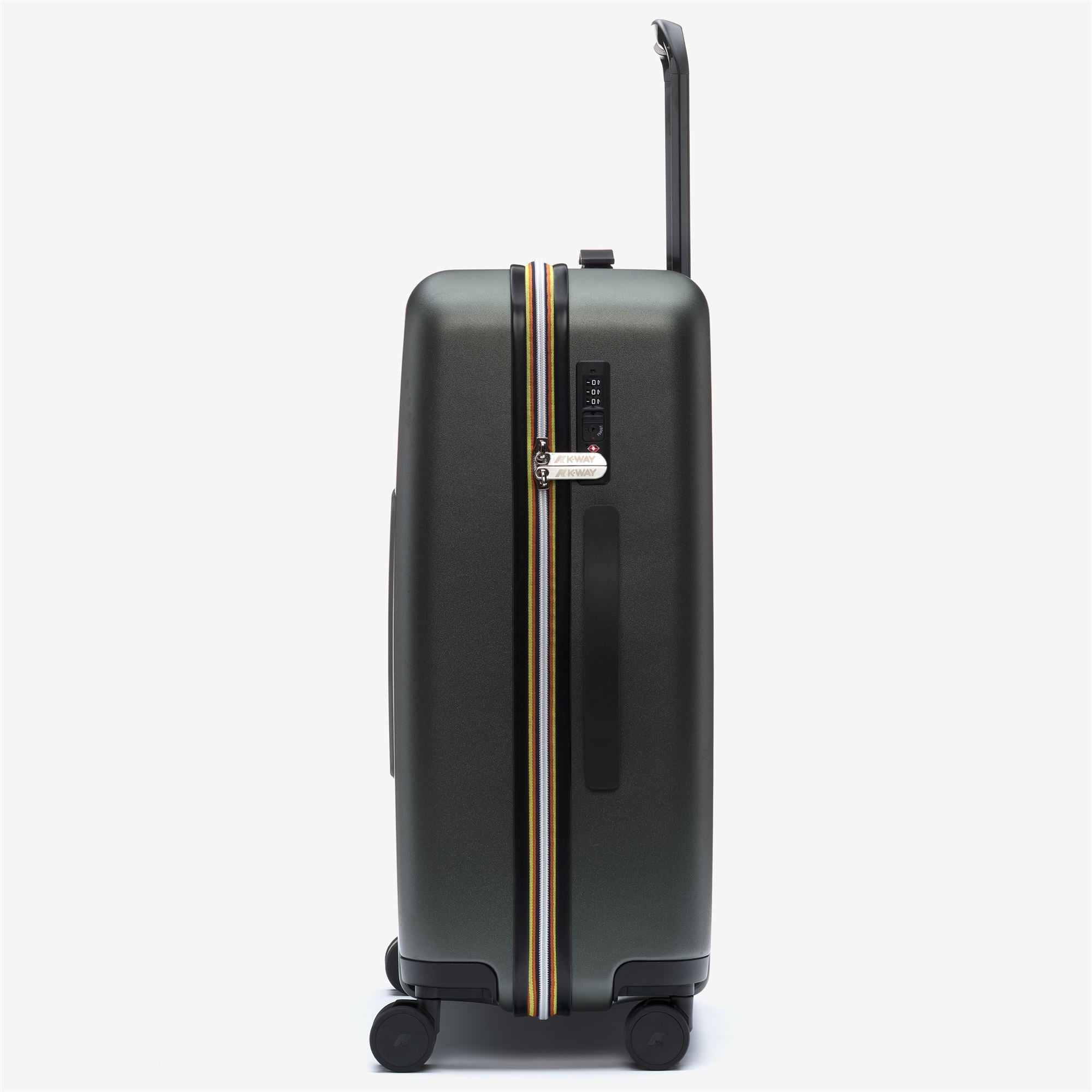 Luggage Bags_UNISEX_EUDOXIEUR LOGO_Trolley_GREEN BLACKISH - Commercial 2