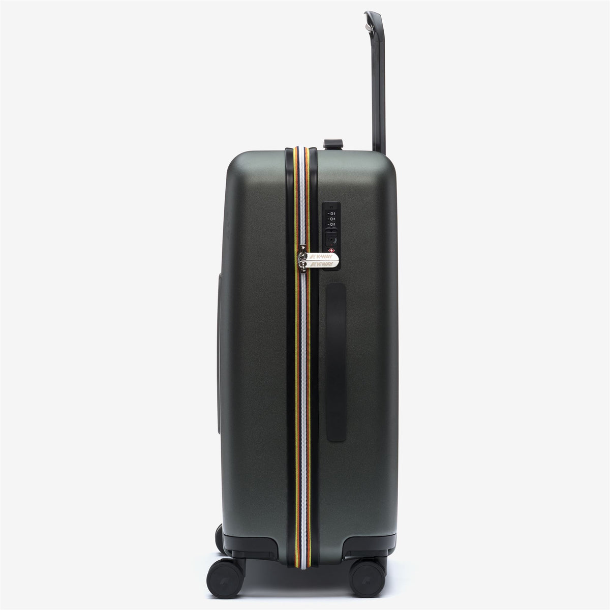 Luggage Bags_UNISEX_EUDOXIEUR LOGO_Trolley_GREEN BLACKISH - Commercial 2