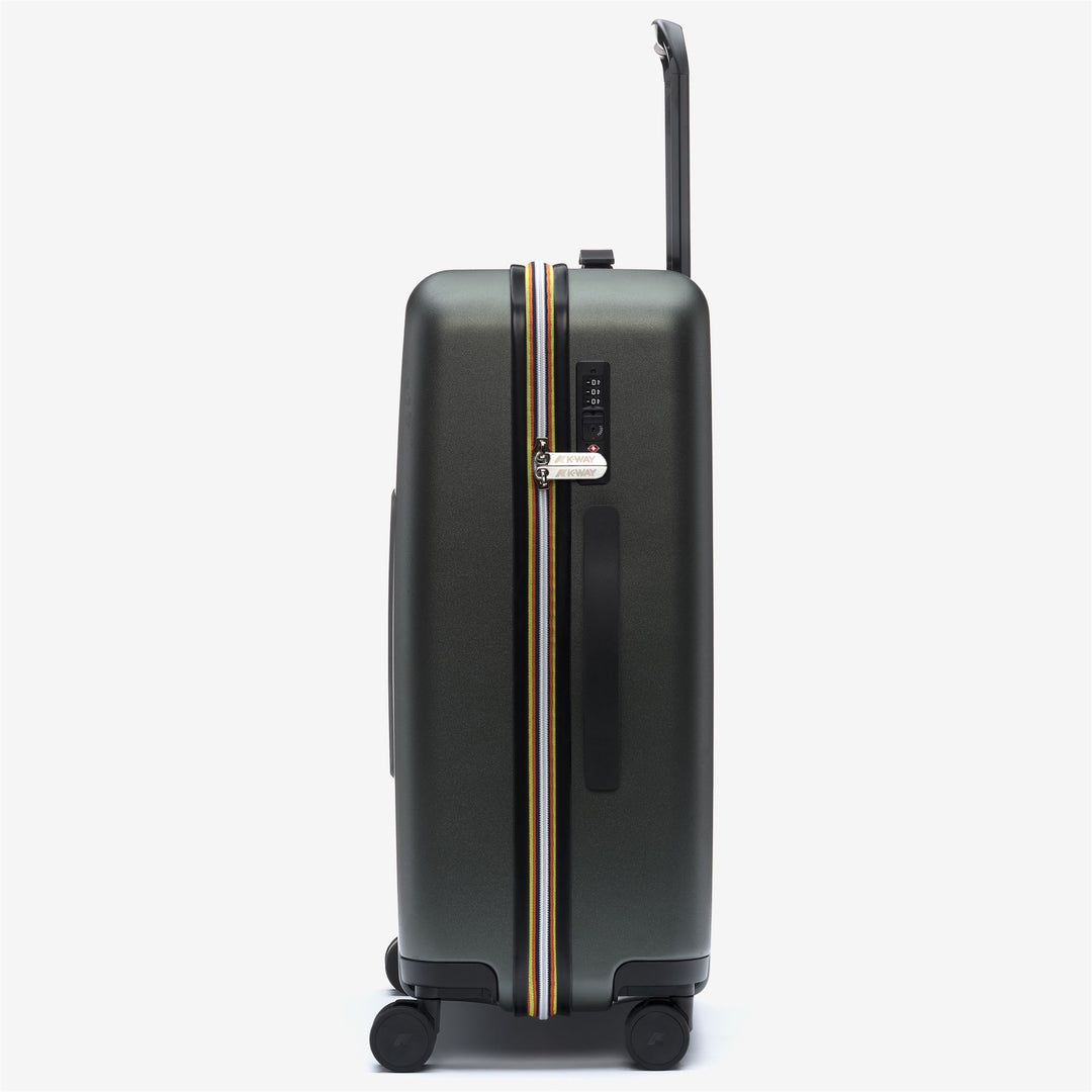 Green black Unisex Hardshell Trolley Luggage with Spinner Wheels main