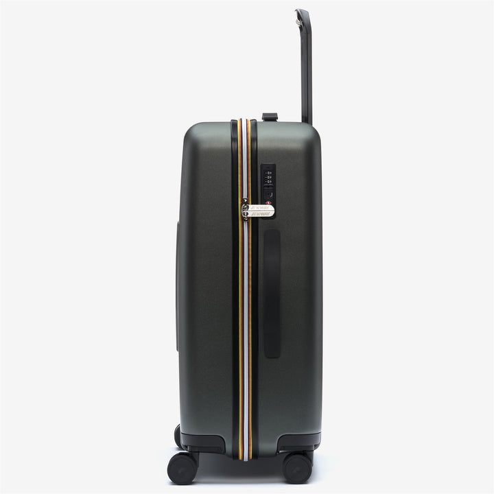 Green black Unisex Hardshell Trolley Luggage with Spinner Wheels 2