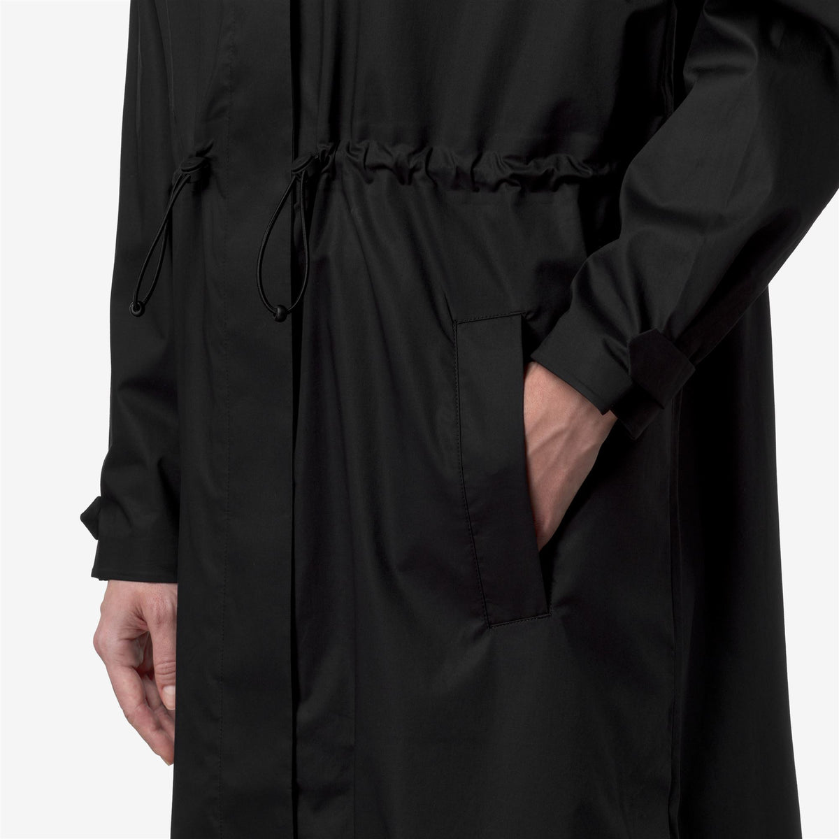 Jackets_Woman_BARBREIN COTTON 3LAYERS AF_Long_Black Pure - Black Pure - Commercial 7