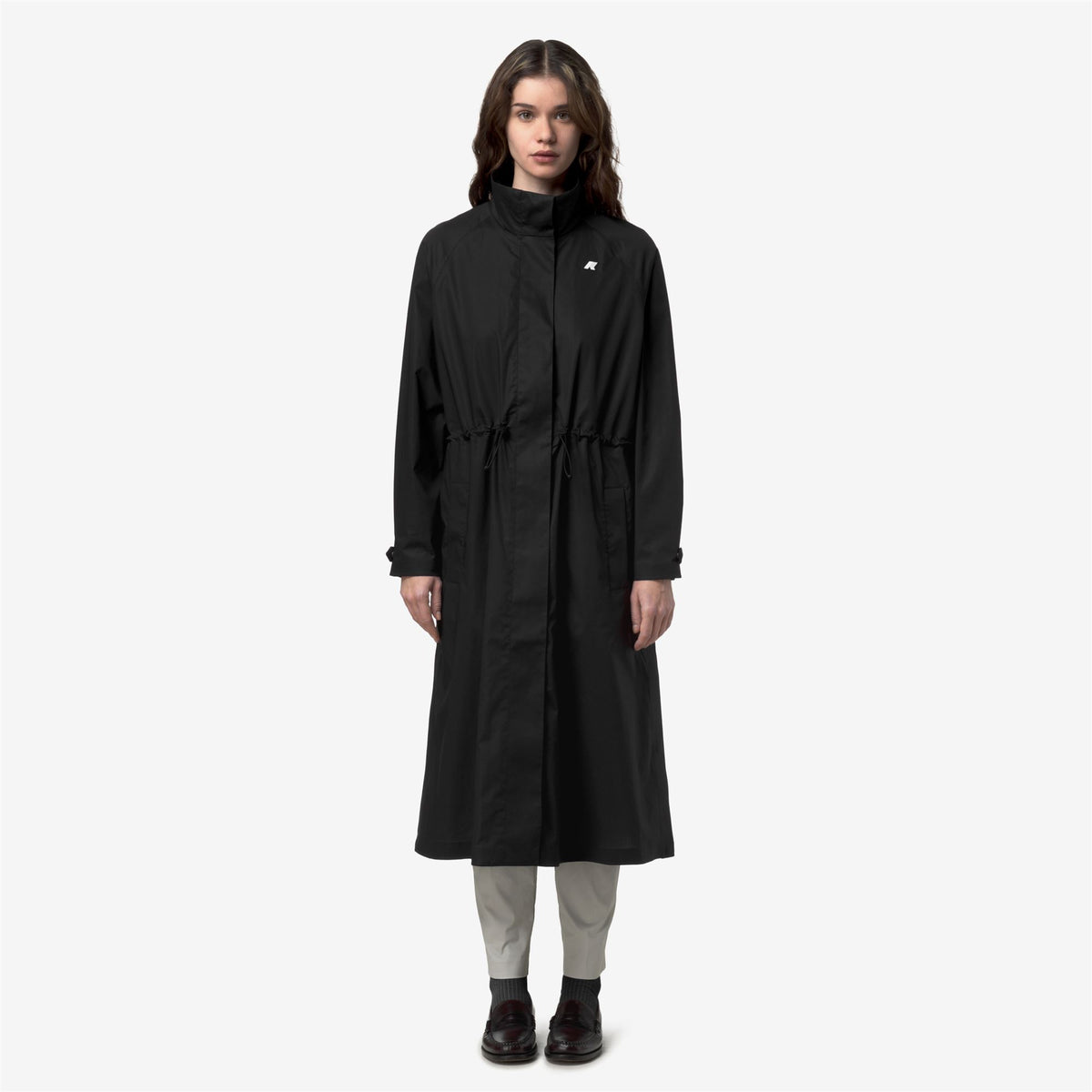 Jackets_Woman_BARBREIN COTTON 3LAYERS AF_Long_Black Pure - Black Pure - Commercial 4