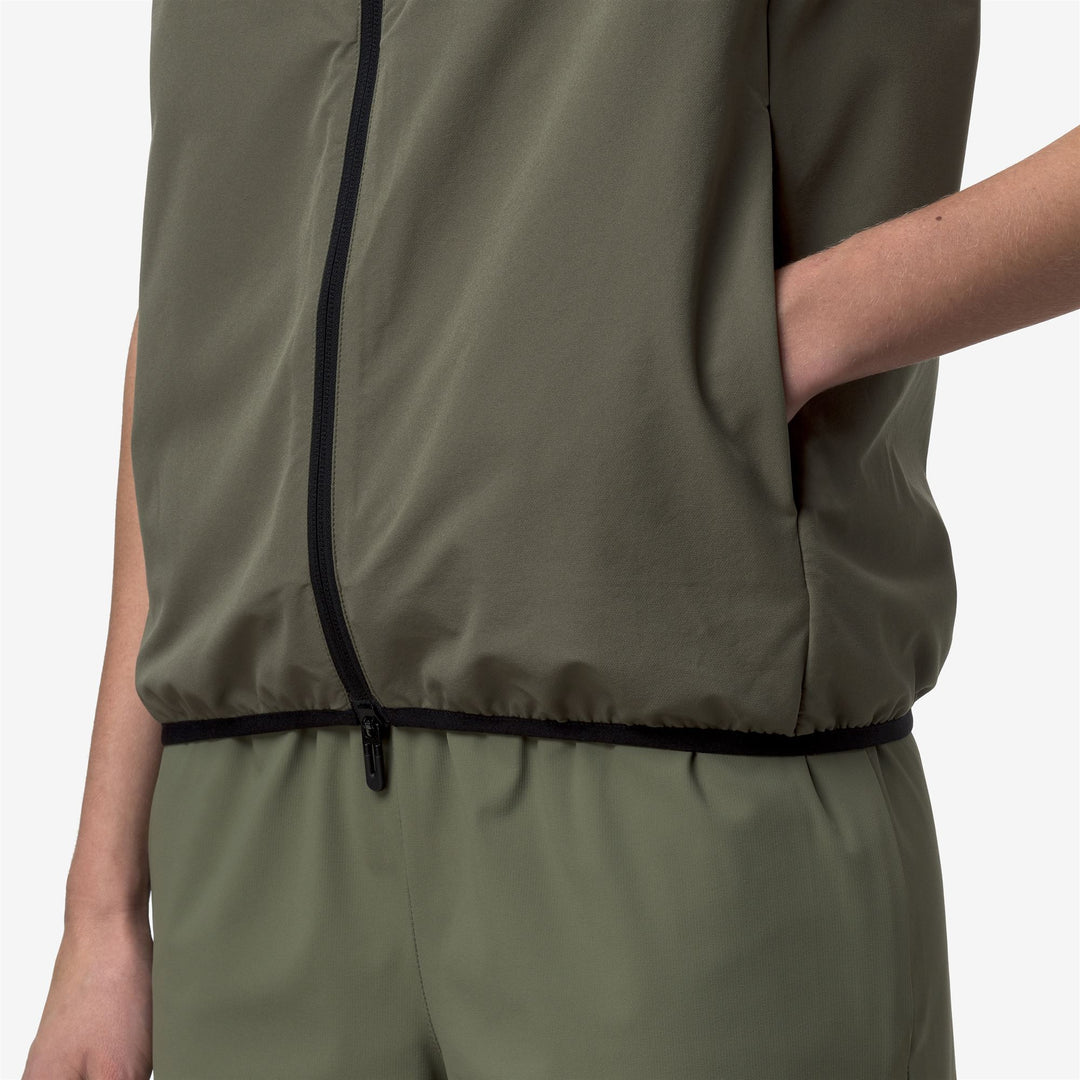 FLANER TRAVEL - Fleece - Vest - Unisex - GREEN LICHEN main