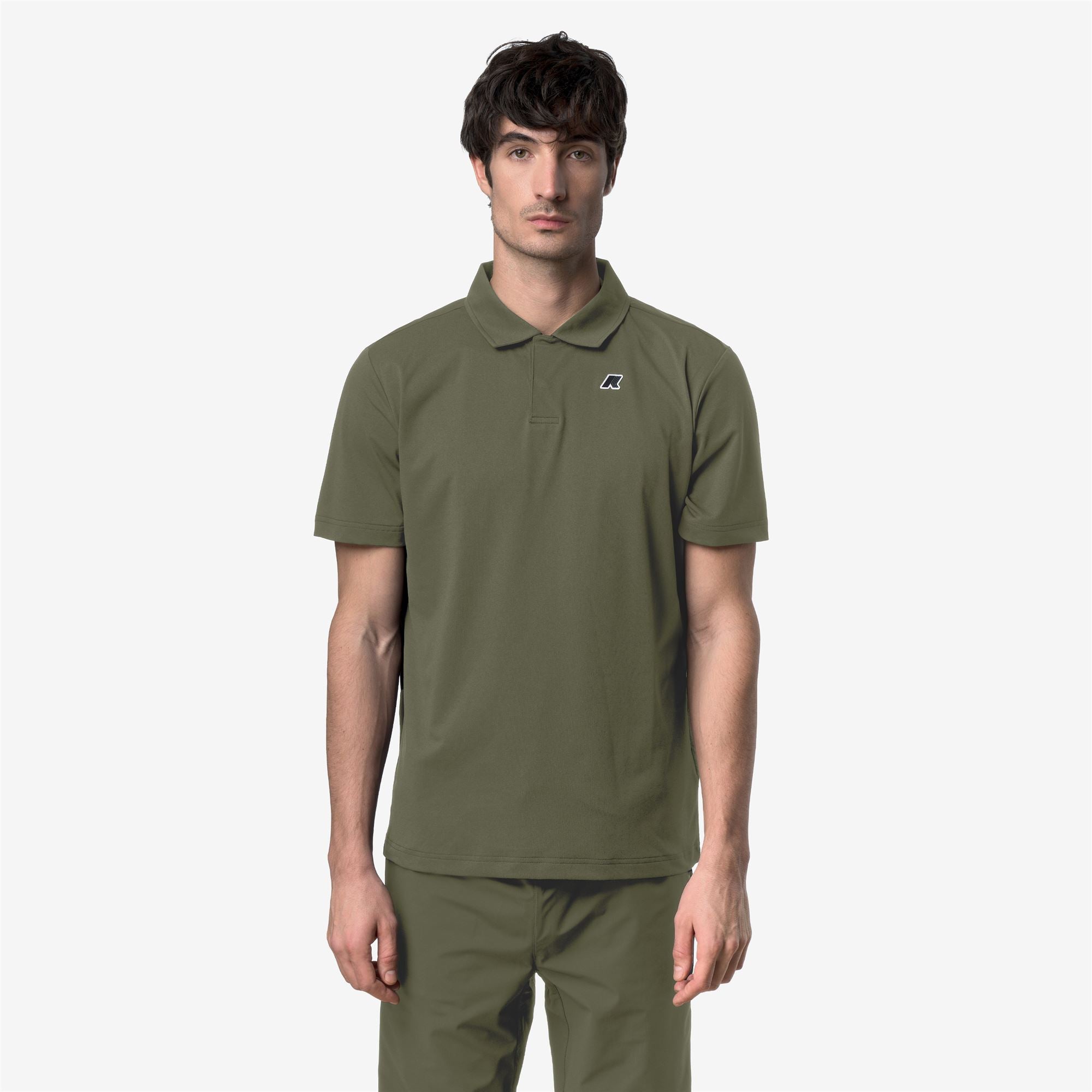 Polo Shirts_Unisex_DECOUVRIR TRAVEL_Polo_Green Lichen - Commercial 4