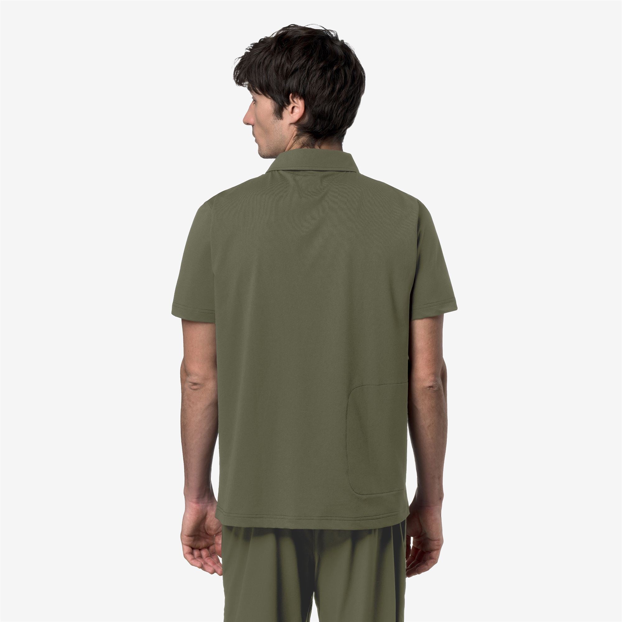 Polo Shirts_Unisex_DECOUVRIR TRAVEL_Polo_Green Lichen - Commercial 6