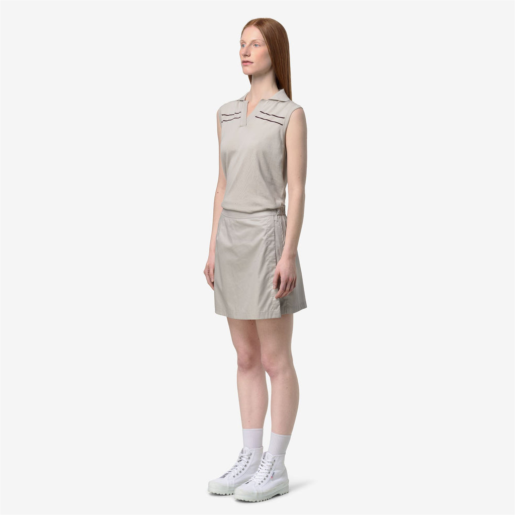 Shorts_Woman_LAMANDIE SHINY COTTON_Sport Shorts_BEIGE LT - Commercial 5