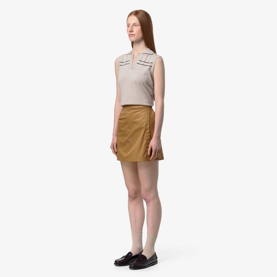 LAMANDIE SHINY COTTON - Shorts - Pantaloncini sportivi - Donna - BROWN BISTRE main