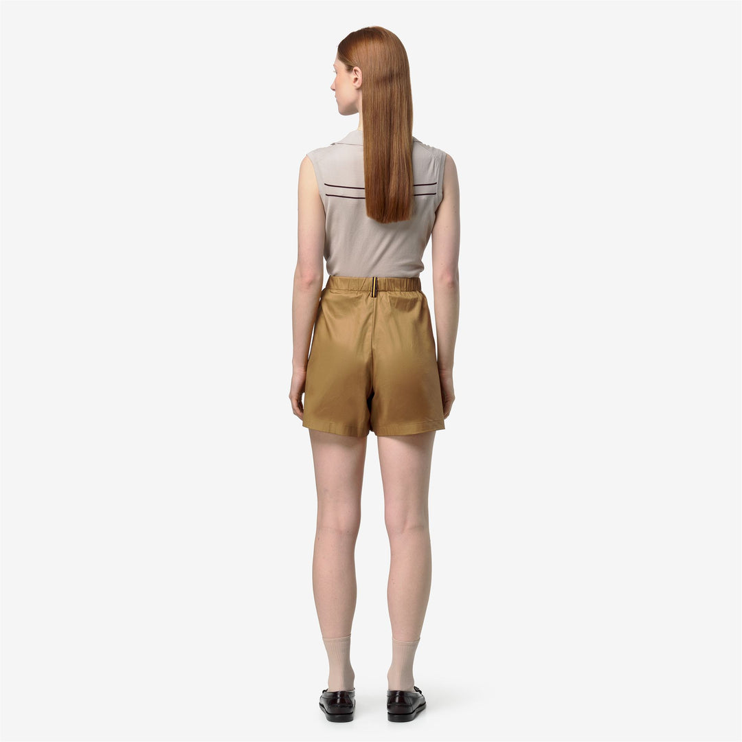LAMANDIE SHINY COTTON - Shorts - Pantaloncini sportivi - Donna - BROWN BISTRE main