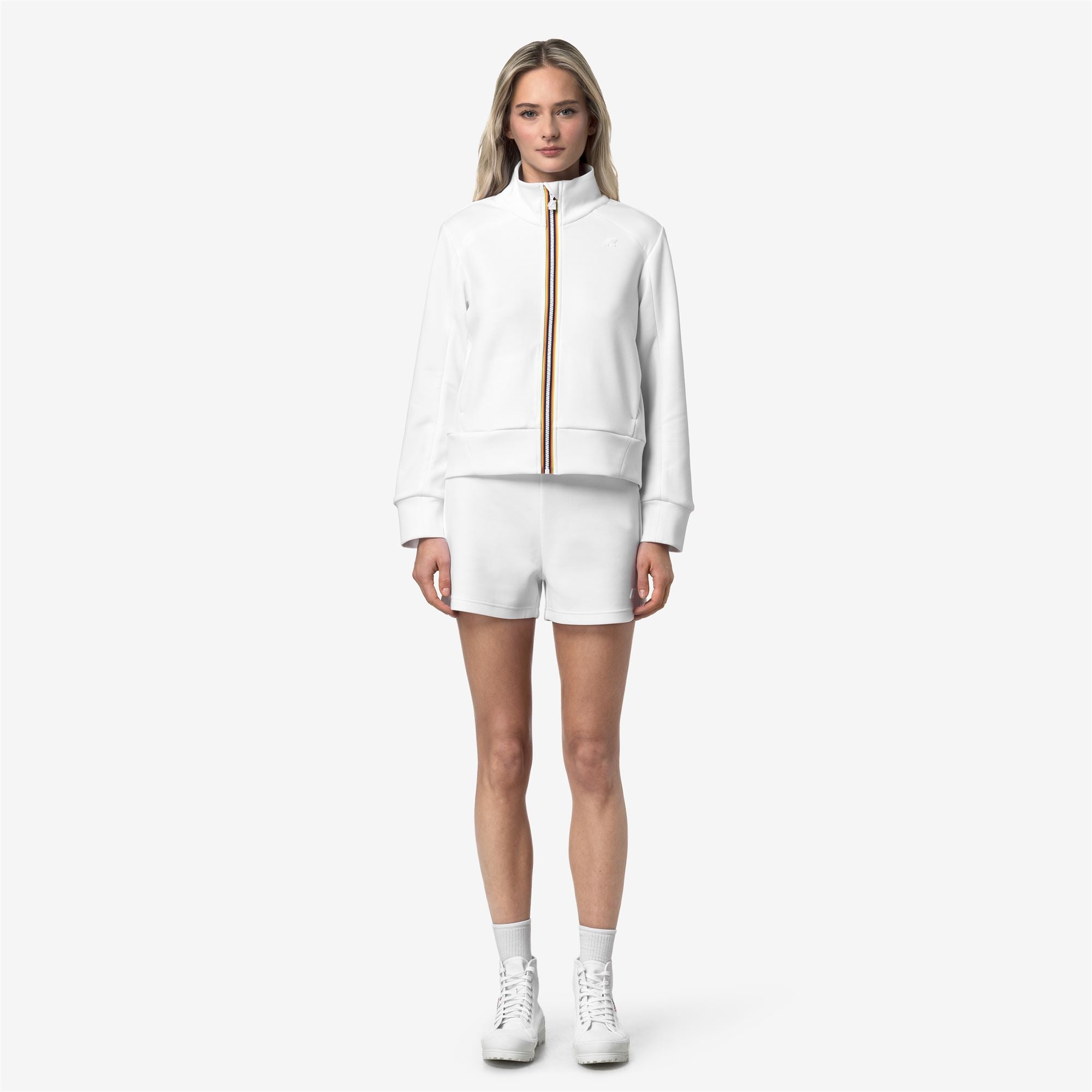 Shorts_Woman_RIKELLE LIGHT SPACER_Sport Shorts_White - White - Commercial 4