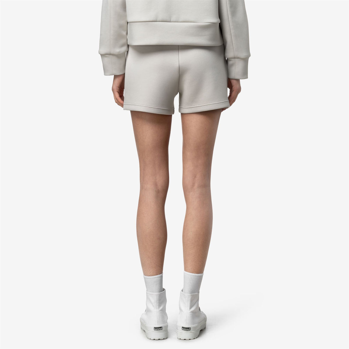 Shorts_Woman_RIKELLE LIGHT SPACER_Sport Shorts_BEIGE LT - Commercial 6