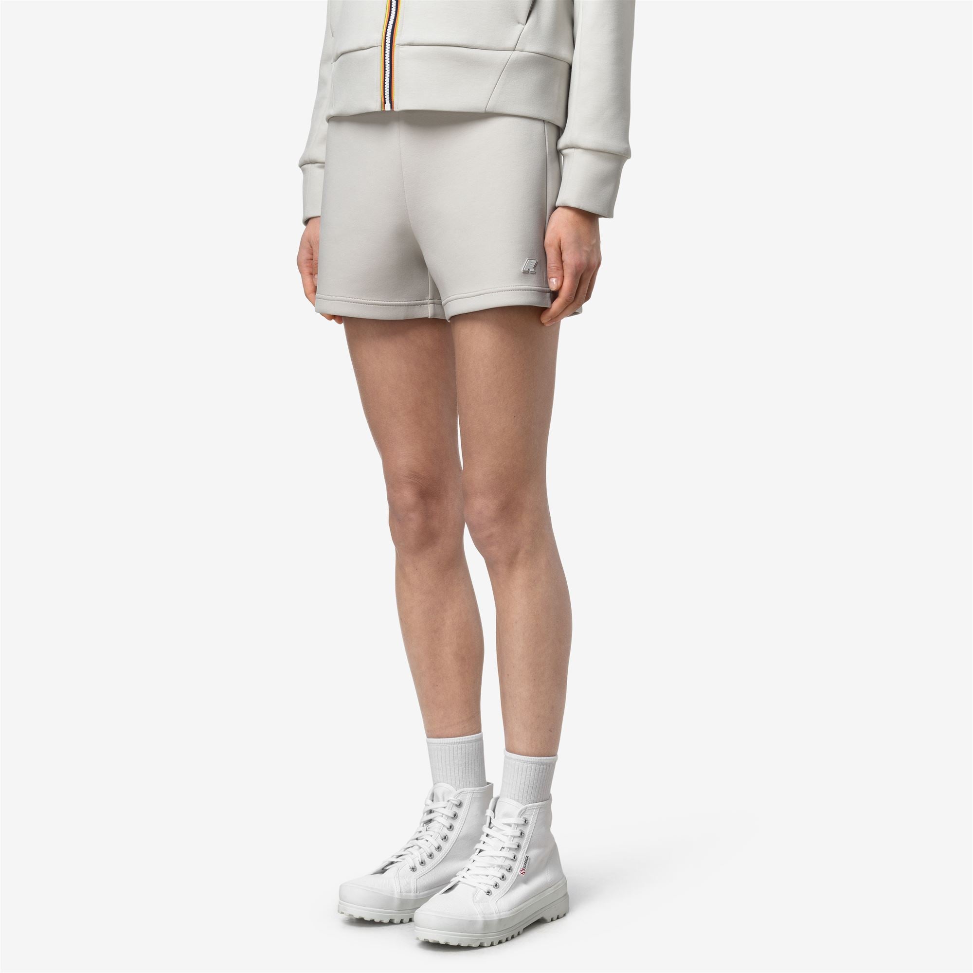 Shorts_Woman_RIKELLE LIGHT SPACER_Sport Shorts_BEIGE LT - Commercial 5