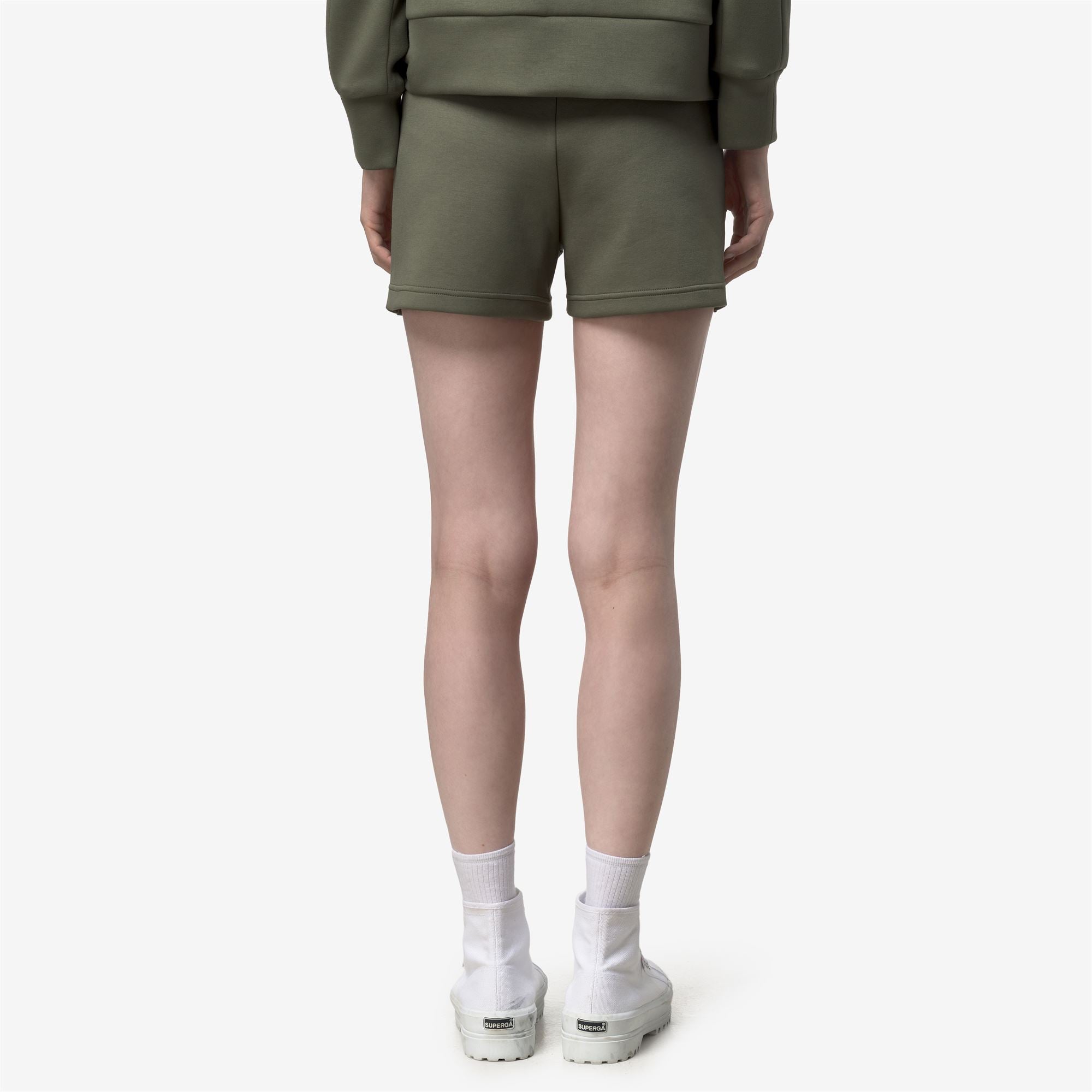 Shorts_Woman_RIKELLE LIGHT SPACER_Sport Shorts_Green Lichen - Commercial 6