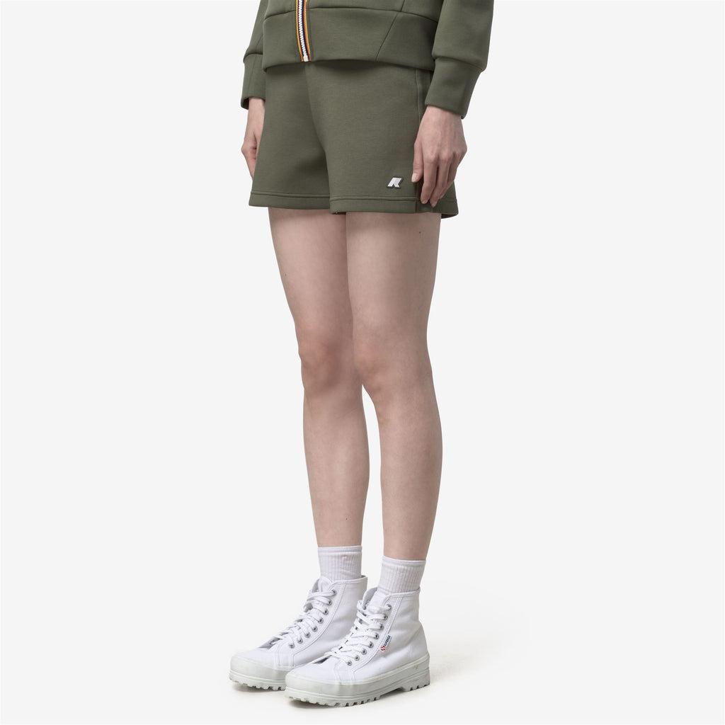 Shorts_Woman_RIKELLE LIGHT SPACER_Sport Shorts_Green Lichen - Commercial 5