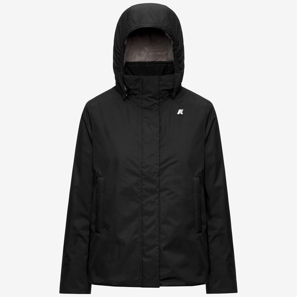 Jackets_Woman_MARLETTE TWILL SOFT BEAVER_Mid_Black Pure - Grey Warm - Commercial 1